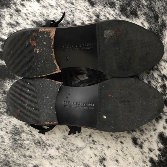 Freda Salvador Dash Fringe D’Orsay Flat - Picture 8 of 8